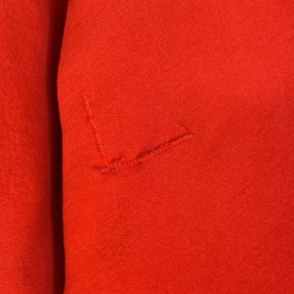 Vintage Fruit Of The Loom Wisconsin Red Crewneck Sweatshirt Size XL - Picture 10 of 14